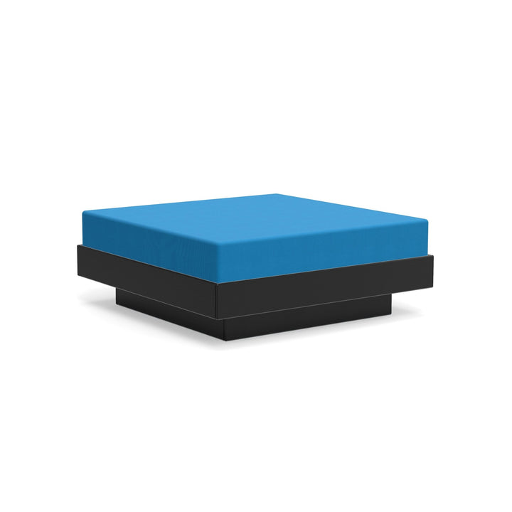 Platform One Ottoman - Loll Designs - Stools + Benches + Ottomans - Black - Regatta - HORNE