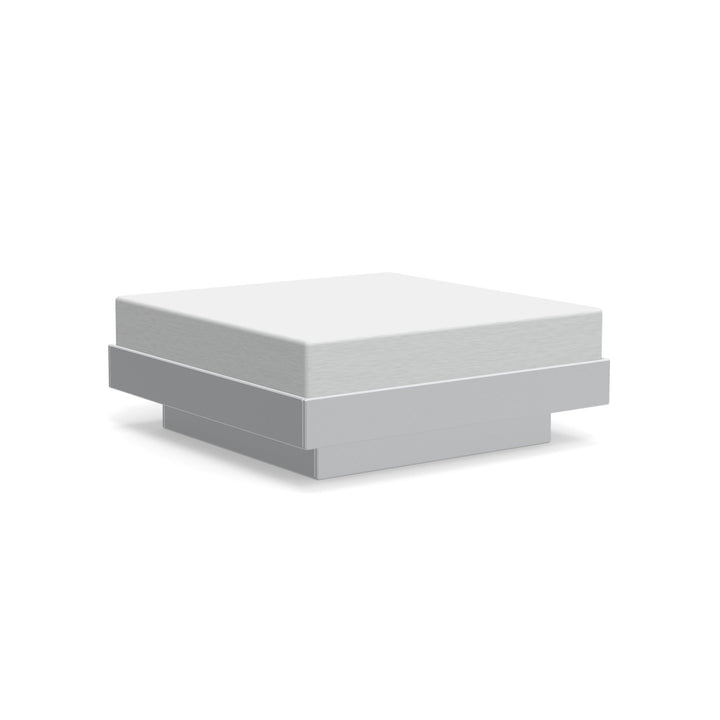 Platform One Ottoman - Loll Designs - Stools + Benches + Ottomans - Driftwood - Silver - HORNE