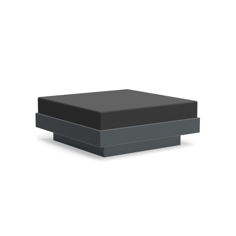 Platform One Ottoman - Loll Designs - Stools + Benches + Ottomans - Black - Charcoal - HORNE