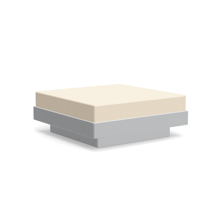 Platform One Ottoman - Loll Designs - Stools + Benches + Ottomans - Driftwood - Flax - HORNE