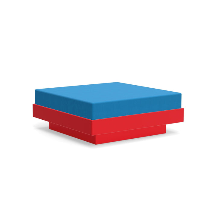 Platform One Ottoman - Loll Designs - Stools + Benches + Ottomans - Apple Red - Regatta - HORNE