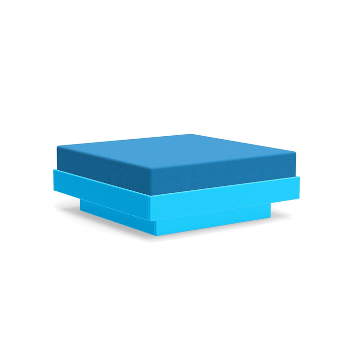 Platform One Ottoman - Loll Designs - Stools + Benches + Ottomans - Sky Blue - Regatta - HORNE