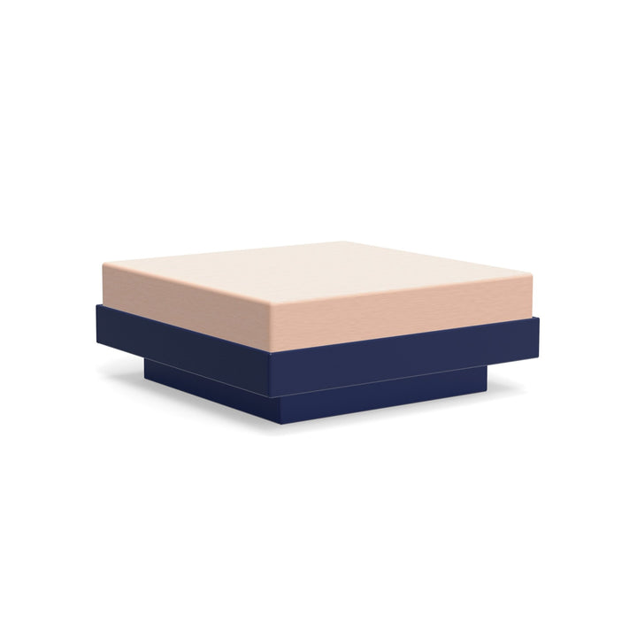 Platform One Ottoman - Loll Designs - Stools + Benches + Ottomans - Navy Blue - Petal - HORNE