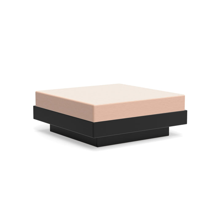 Platform One Ottoman - Loll Designs - Stools + Benches + Ottomans - Black - Petal - HORNE