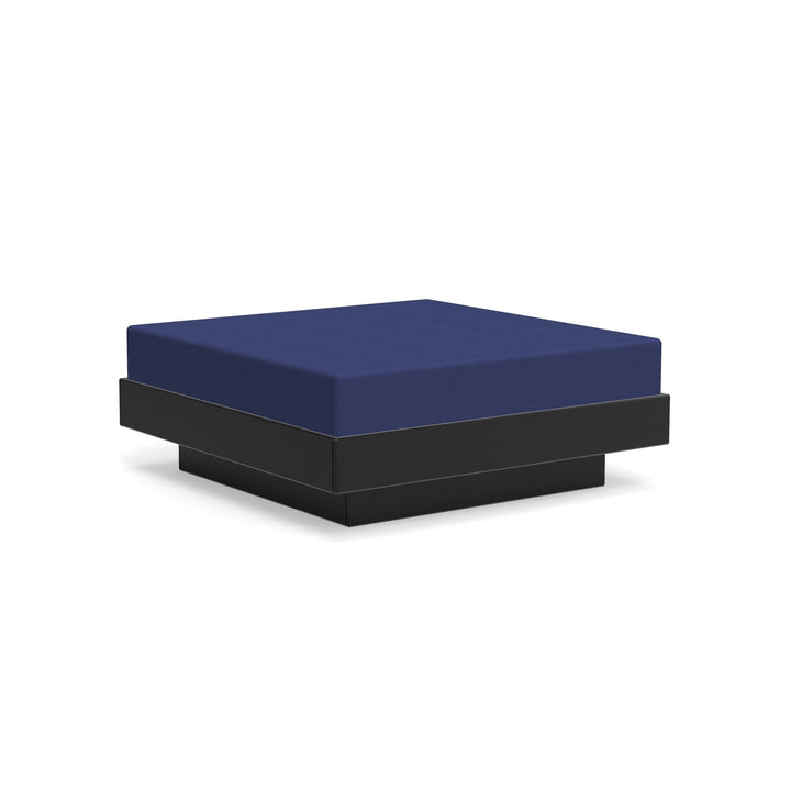 Platform One Ottoman - Loll Designs - Stools + Benches + Ottomans - Black - Navy - HORNE