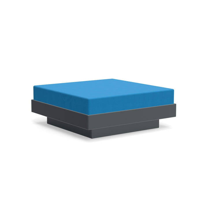 Platform One Ottoman - Loll Designs - Stools + Benches + Ottomans - Charcoal Grey - Regatta - HORNE