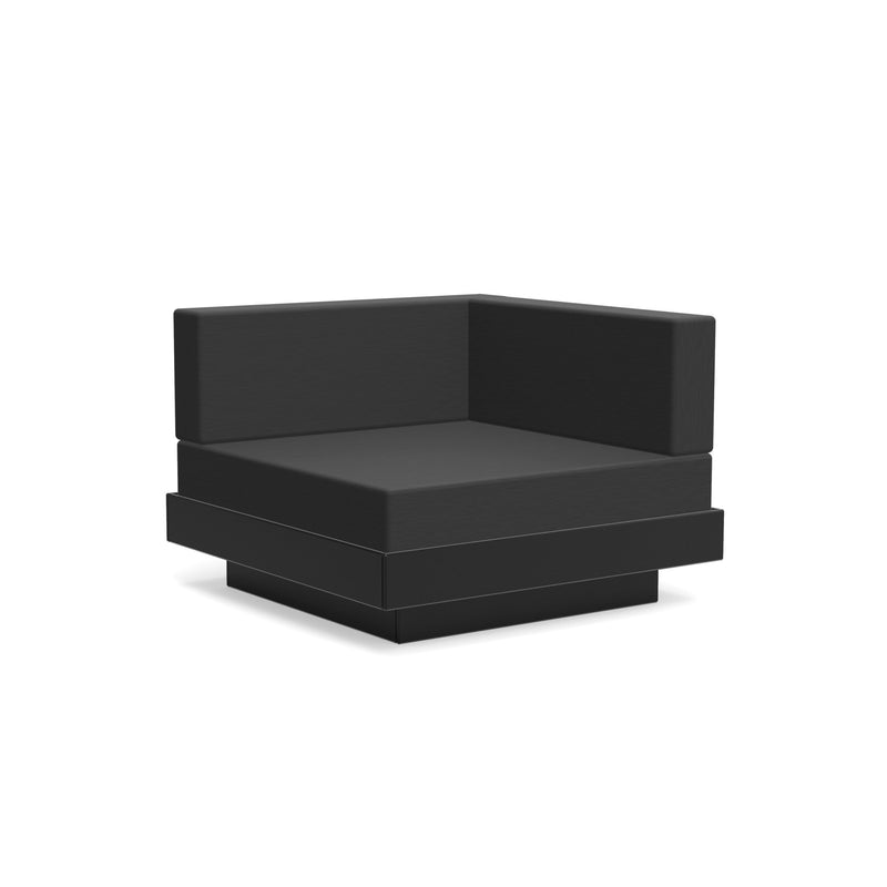 Platform One Sectional Corner - Loll Designs - Outdoor Furniture - Black - Charcoal - HORNE