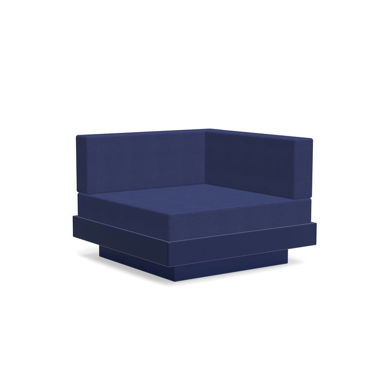 Platform One Sectional Corner - Loll Designs - Outdoor Furniture - Black - Charcoal - HORNE