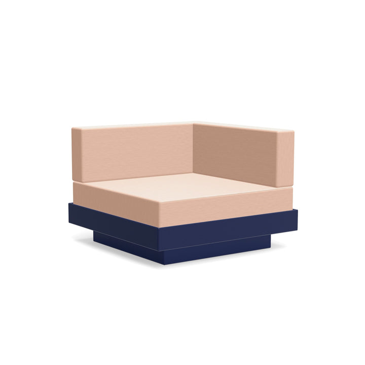 Platform One Sectional Corner - Loll Designs - Outdoor Furniture - Navy Blue - Petal - HORNE
