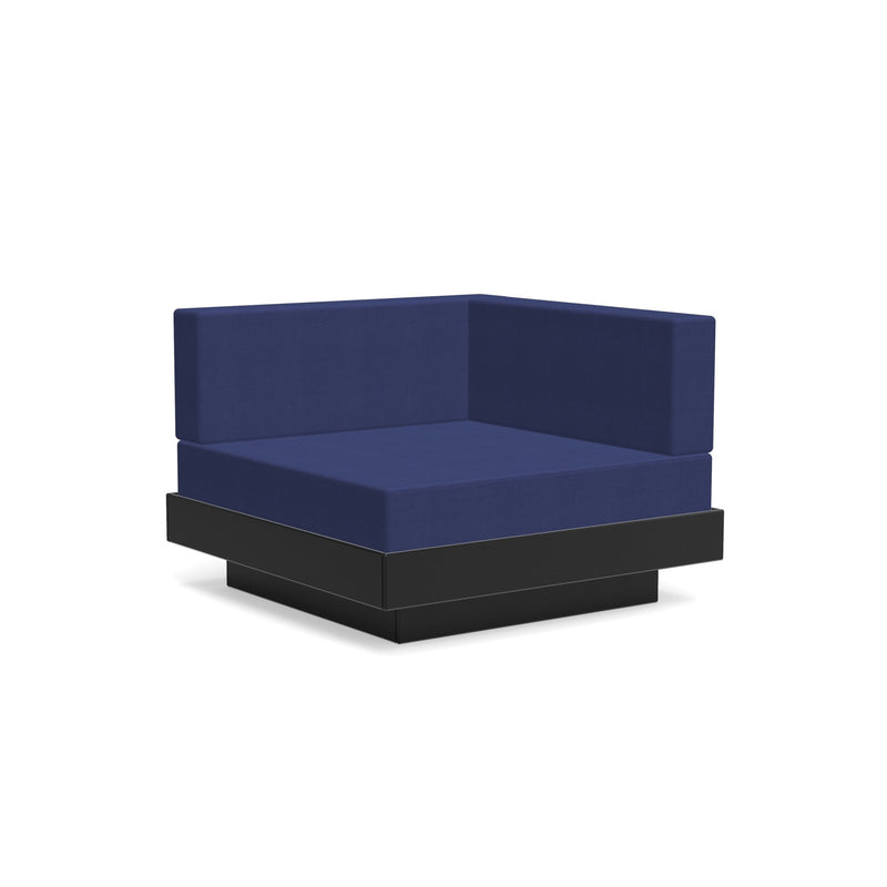 Platform One Sectional Corner - Loll Designs - Outdoor Furniture - Black - Charcoal - HORNE