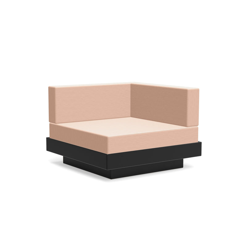 Platform One Sectional Corner - Loll Designs - Outdoor Furniture - Black - Charcoal - HORNE