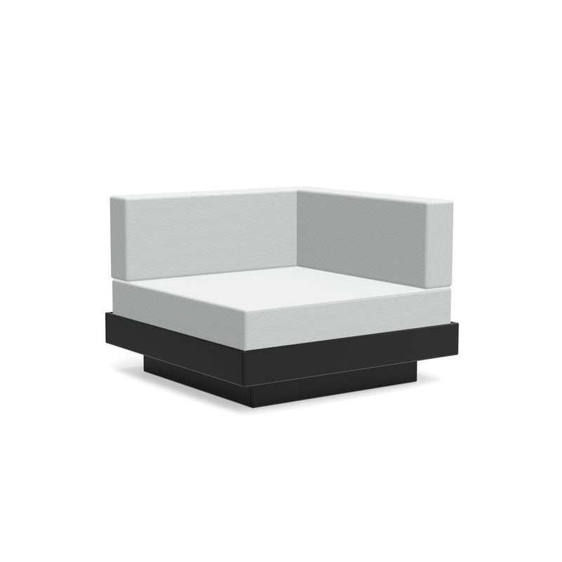 Platform One Sectional Corner - Loll Designs - Outdoor Furniture - Black - Charcoal - HORNE