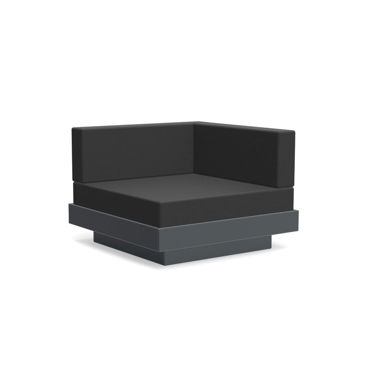 Platform One Sectional Corner - Loll Designs - Outdoor Furniture - Charcoal Grey - Charcoal - HORNE