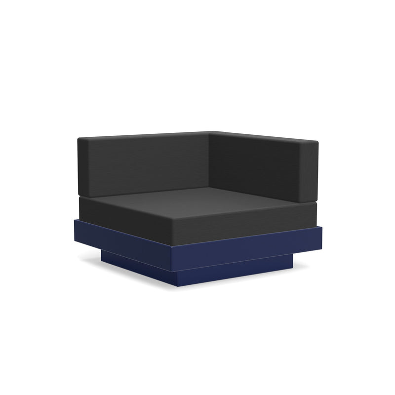 Platform One Sectional Corner - Loll Designs - Outdoor Furniture - Black - Charcoal - HORNE