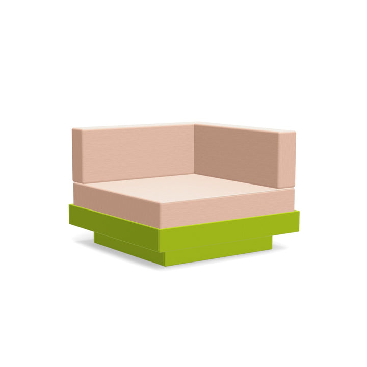 Platform One Sectional Corner - Loll Designs - Outdoor Furniture - Leaf Green - Petal - HORNE