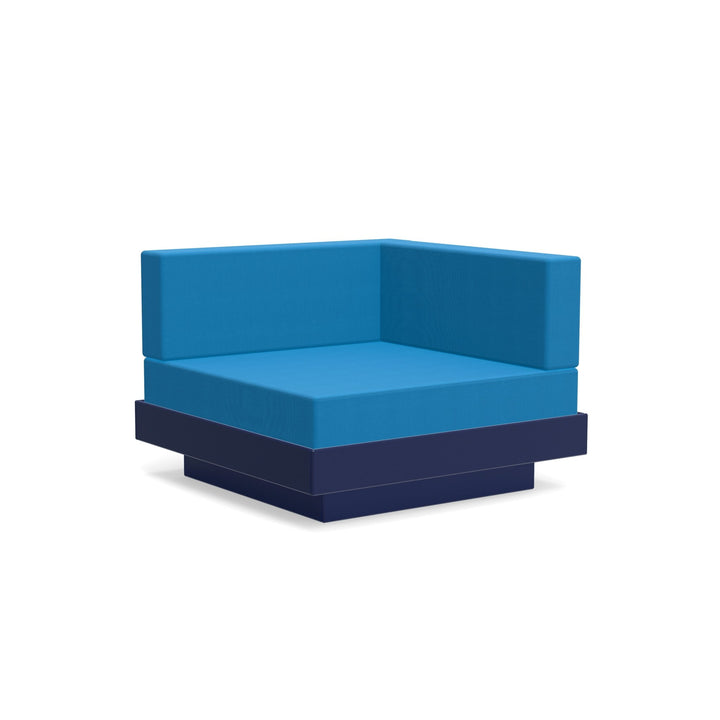 Platform One Sectional Corner - Loll Designs - Outdoor Furniture - Navy Blue - Regatta - HORNE