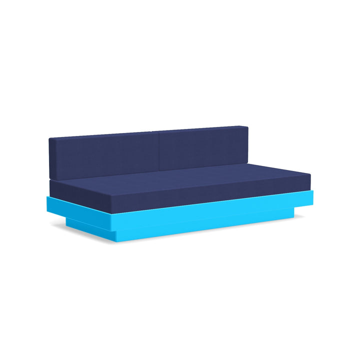 Platform One Sectional Sofa - Loll Designs - Outdoor Furniture - Sky Blue - Navy - HORNE