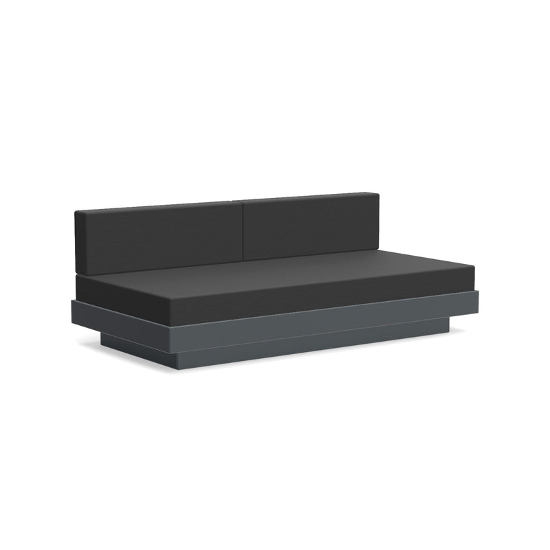 Platform One Sectional Sofa - Loll Designs - Outdoor Furniture - Black - Charcoal - HORNE