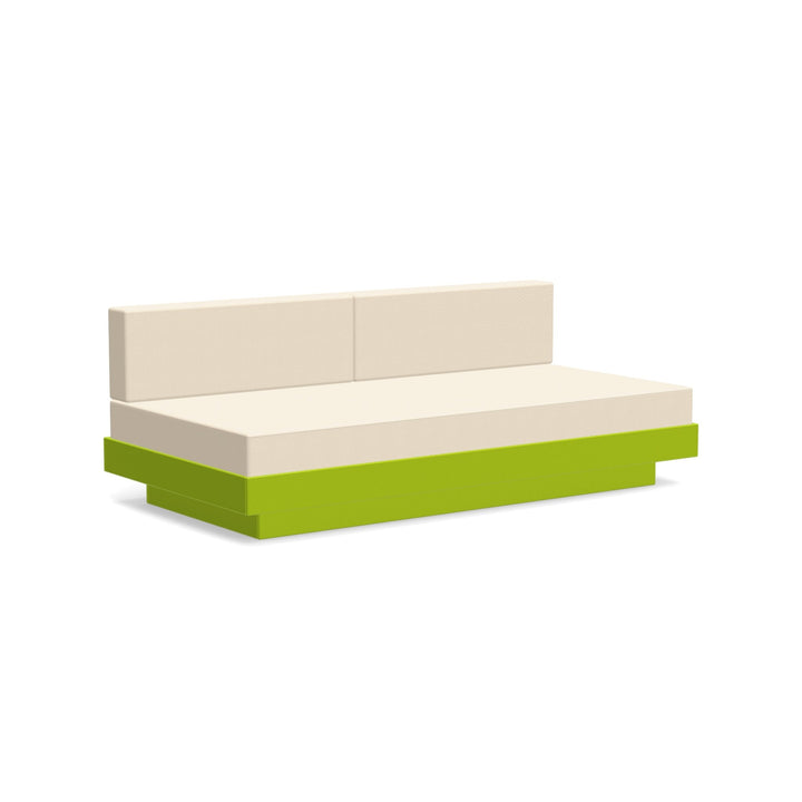 Platform One Sectional Sofa - Loll Designs - Outdoor Furniture - Leaf Green - Flax - HORNE
