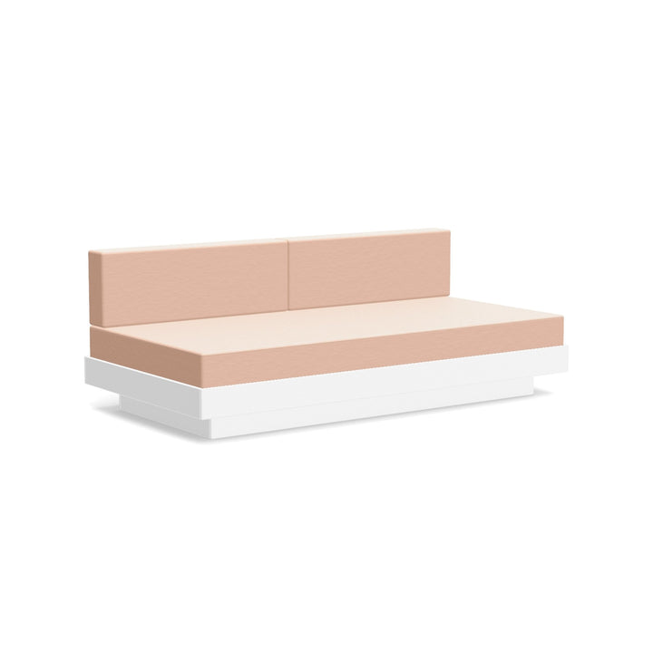 Platform One Sectional Sofa - Loll Designs - Outdoor Furniture - Cloud White - Petal - HORNE