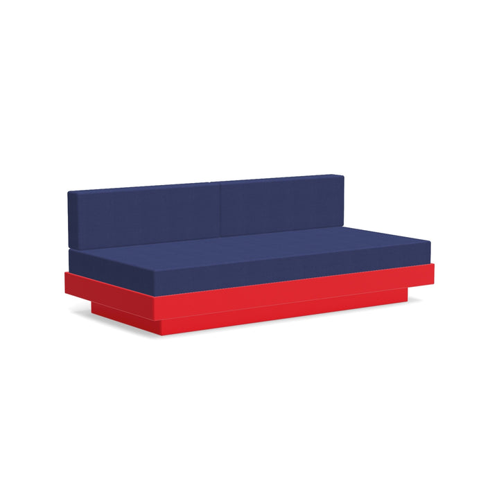 Platform One Sectional Sofa - Loll Designs - Outdoor Furniture - Apple Red - Navy - HORNE