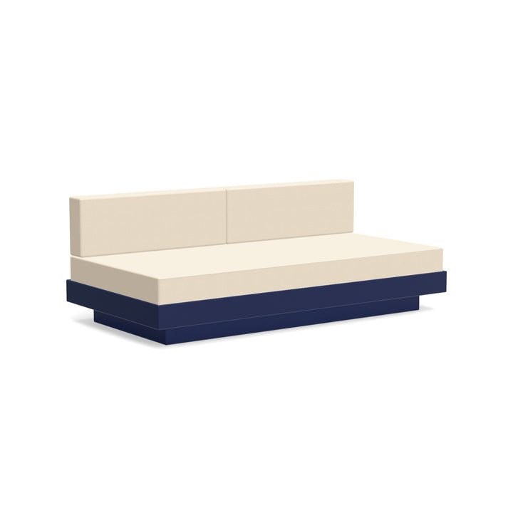 Platform One Sectional Sofa - Loll Designs - Outdoor Furniture - Navy Blue - Flax - HORNE