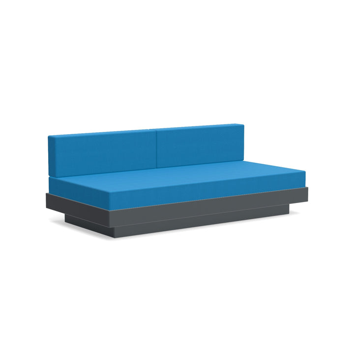Platform One Sectional Sofa - Loll Designs - Outdoor Furniture - Charcoal Grey - Regatta - HORNE