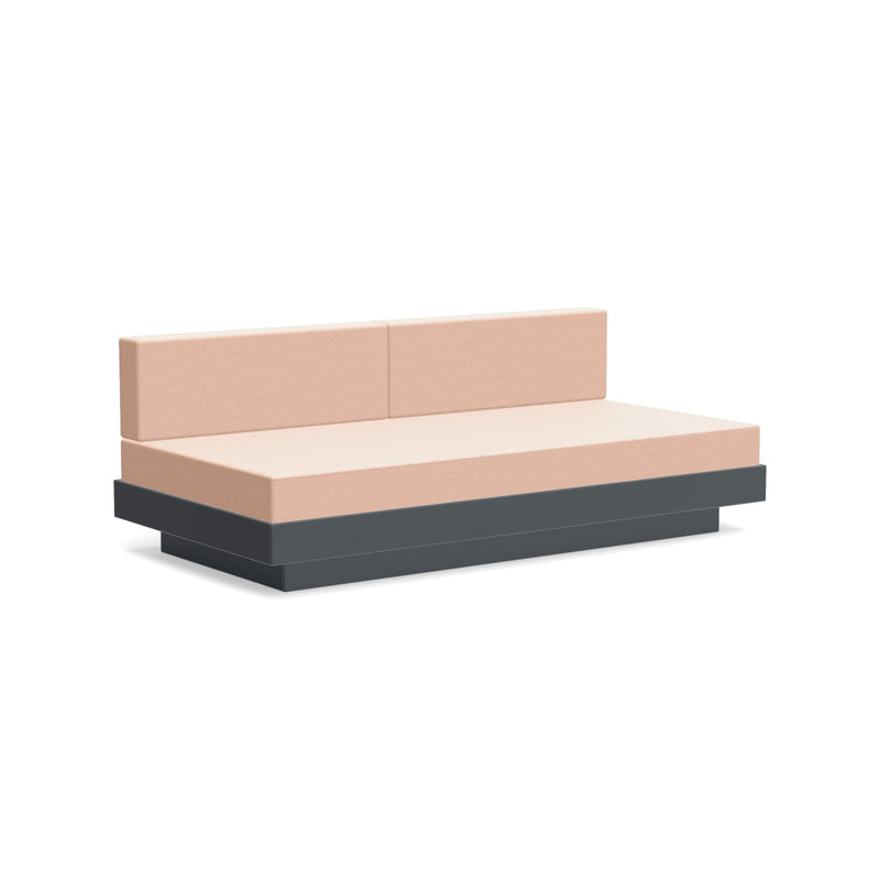 Platform One Sectional Sofa - Loll Designs - Outdoor Furniture - Black - Charcoal - HORNE