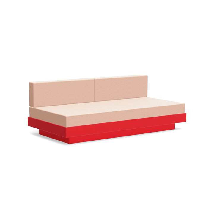 Platform One Sectional Sofa - Loll Designs - Outdoor Furniture - Apple Red - Petal - HORNE