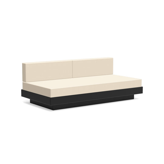 Platform One Sectional Sofa - Loll Designs - Outdoor Furniture - Black - Flax - HORNE