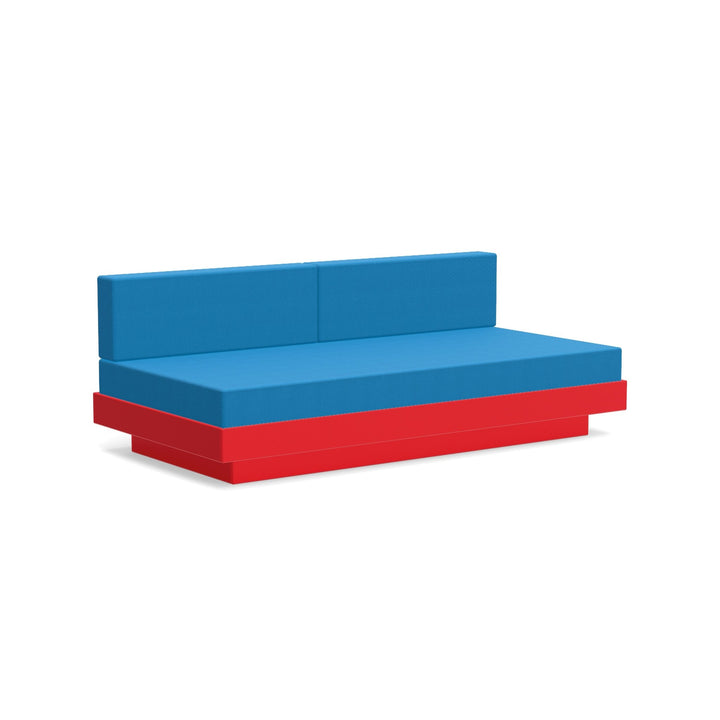 Platform One Sectional Sofa - Loll Designs - Outdoor Furniture - Apple Red - Regatta - HORNE