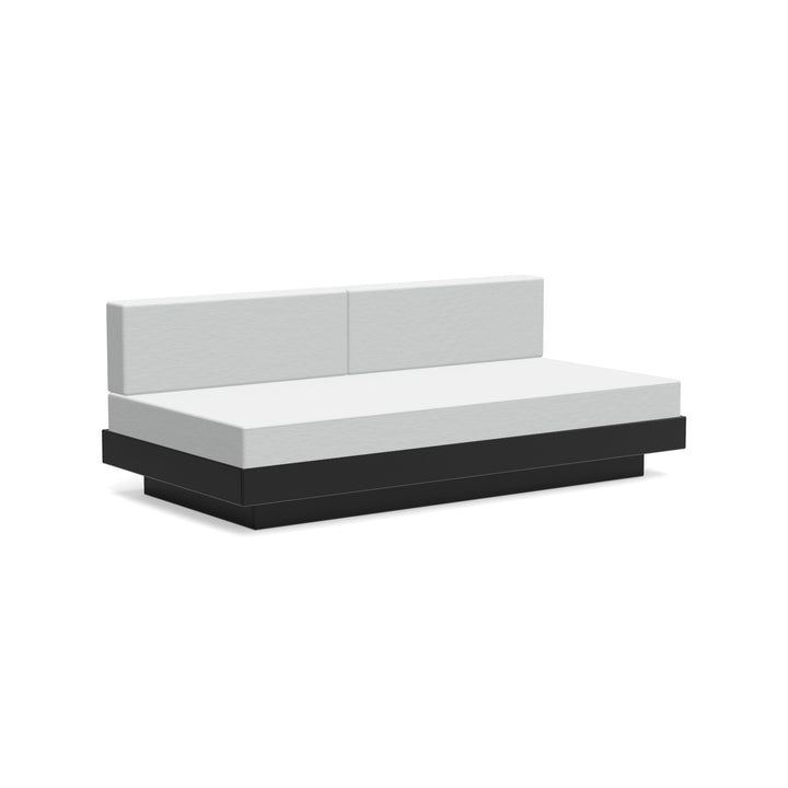 Platform One Sectional Sofa - Loll Designs - Outdoor Furniture - Black - Silver - HORNE
