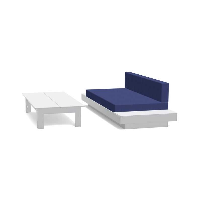 Platform One Sofa With Tables - Loll Designs - Outdoor Furniture - Black - Charcoal - HORNE