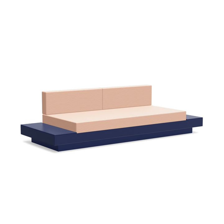 Platform One Sofa With Tables - Loll Designs - Outdoor Furniture - Navy Blue - Petal - HORNE