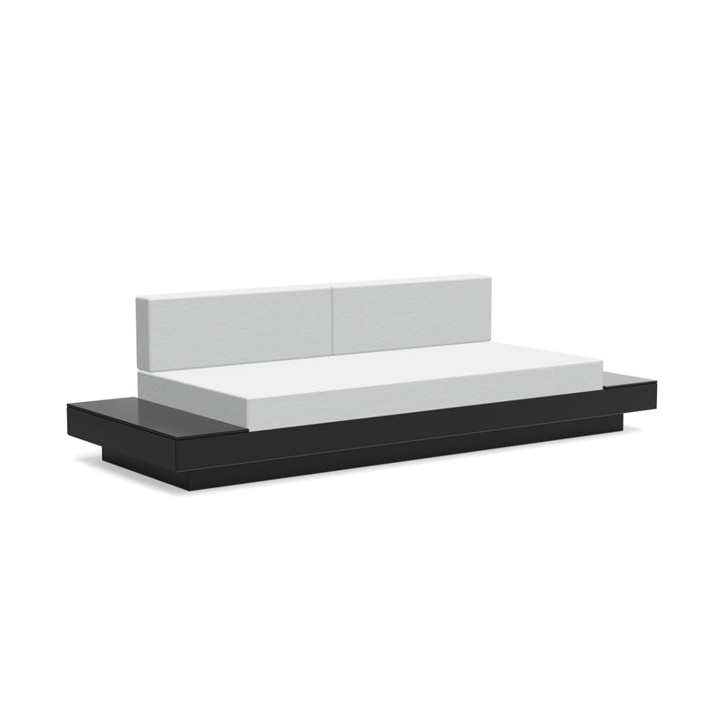 Platform One Sofa With Tables - Loll Designs - Outdoor Furniture - Black - Charcoal - HORNE