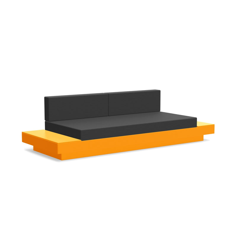 Platform One Sofa With Tables - Loll Designs - Outdoor Furniture - Black - Charcoal - HORNE