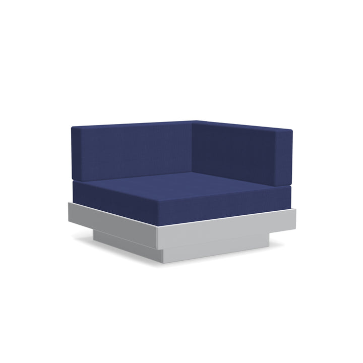 Platform One Sectional Corner - Loll Designs - Outdoor Furniture - Driftwood - Navy - HORNE