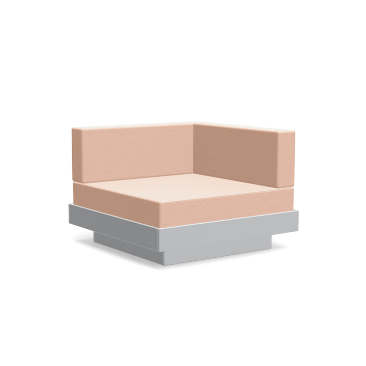 Platform One Sectional Corner - Loll Designs - Outdoor Furniture - Driftwood - Petal - HORNE
