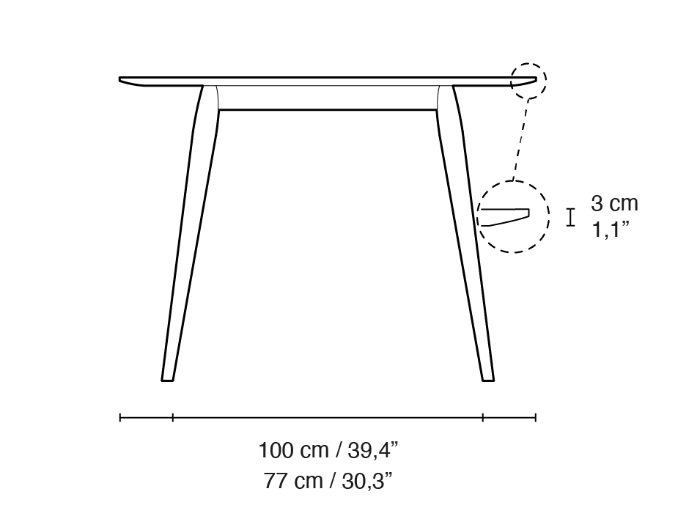 PLAYdinner Round Dining Table - Bruunmunch - Tables - 39.4