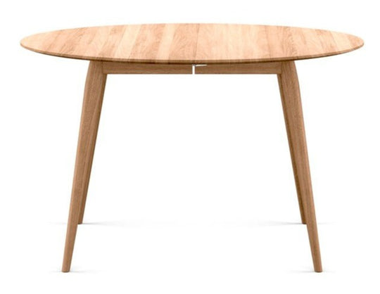 PLAYdinner Round Dining Table - Extendable - Bruunmunch - Tables - Natural Oil - No Plates - HORNE