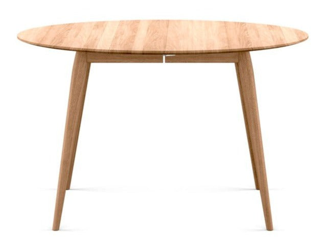 PLAYdinner Round Dining Table - Extendable - Bruunmunch - Tables - Natural Oil - No Plates - HORNE