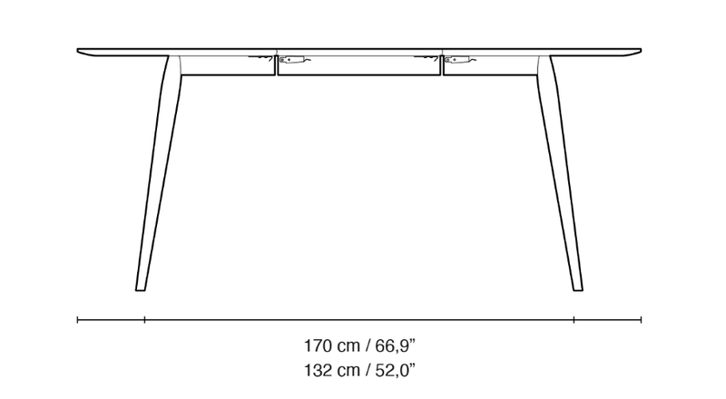 PLAYdinner Round Dining Table - Extendable - Bruunmunch - Tables - Natural Oil - No Plates - HORNE