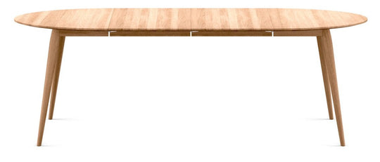 PLAYdinner Round Dining Table - Extendable - Bruunmunch - Tables - Natural Oil - 2 Solid Wood Plates - HORNE