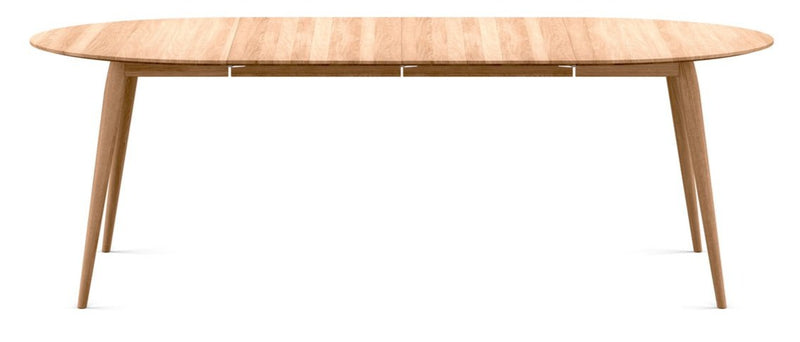 PLAYdinner Round Dining Table - Extendable - Bruunmunch - Tables - Natural Oil - No Plates - HORNE