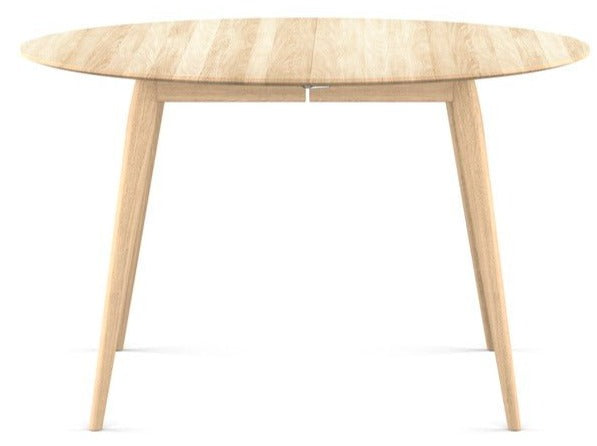 PLAYdinner Round Dining Table - Extendable - Bruunmunch - Tables - Natural Oil - No Plates - HORNE