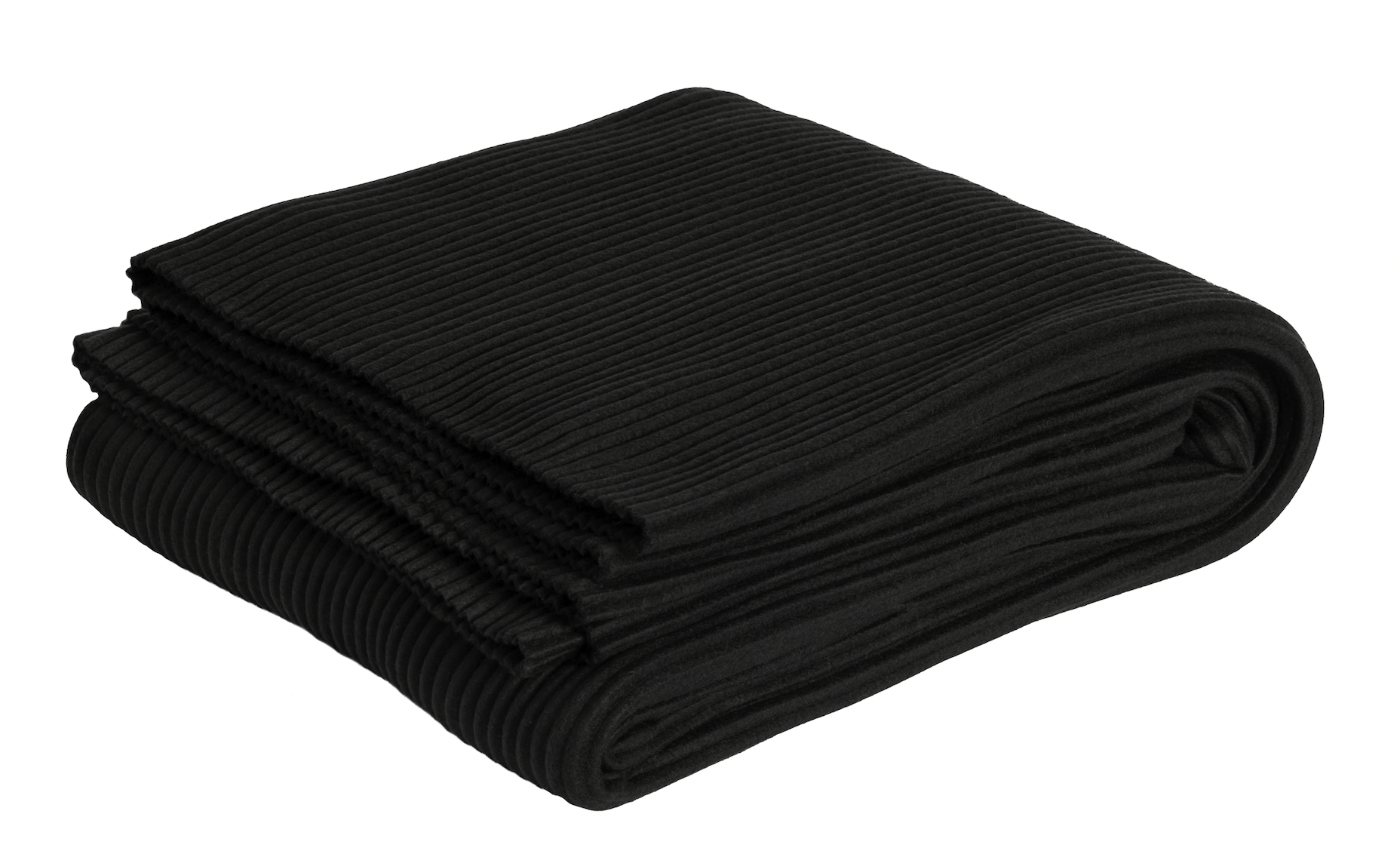 Pleece Throw Blanket Design House Stockholm black, Black