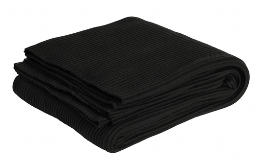 Pleece Throw - Design House Stockholm - Blankets + Throws + Pillows - Black - HORNE