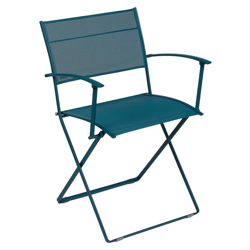 Plein Air Armchair - Stereo Fabric - Set of 2 - Fermob - Outdoor Furniture - Acapulco Blue - HORNE
