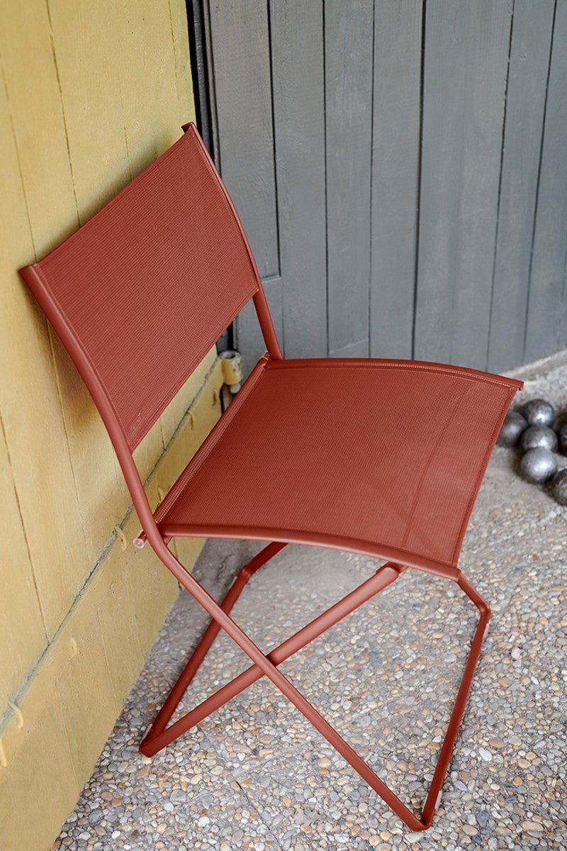 Plein Air Side Chair Stereo Fabric - Set of 2 - Fermob - Outdoor Furniture - Rosemary - HORNE