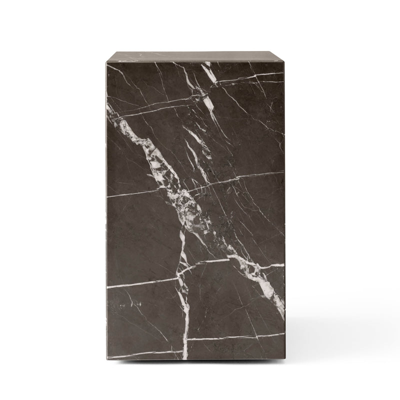 Plinth - Audo Copenhagen - Tables + Desks - Tall - Calacatta Viola Marble - HORNE